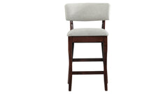 ALDRICH SILLA DE BAR DE MADERA MACIZA DE 24