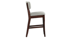 ALDRICH SILLA DE BAR DE MADERA MACIZA DE 24