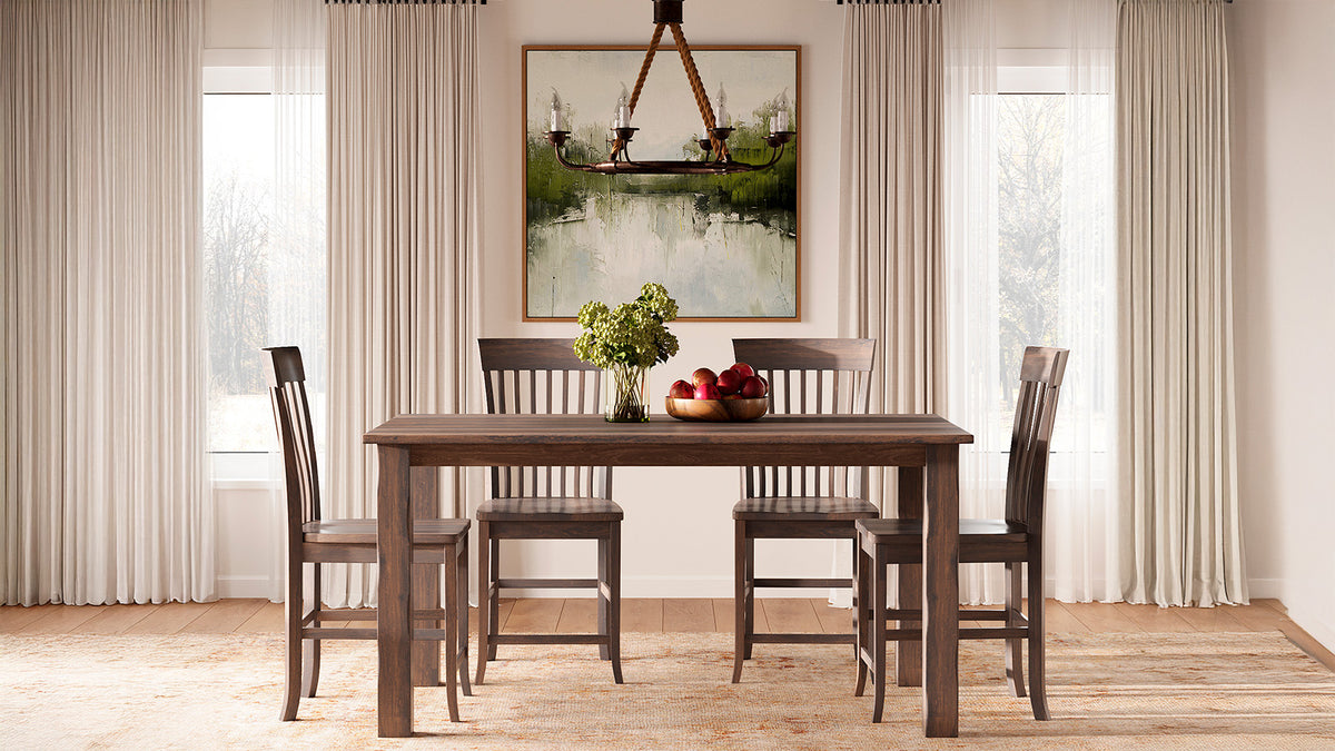 Brunswick Antique Slate 72 inch  Counter Ht. Table