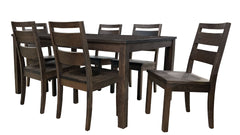 7pc Lakeland Greystone Table & 6 Chairs Set - Post Oak Store Closing Sale