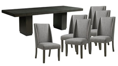 7 Pc Donovan Dining Room Set (Table & 6 Chairs) - Available at N Freeway & Grand Parkway