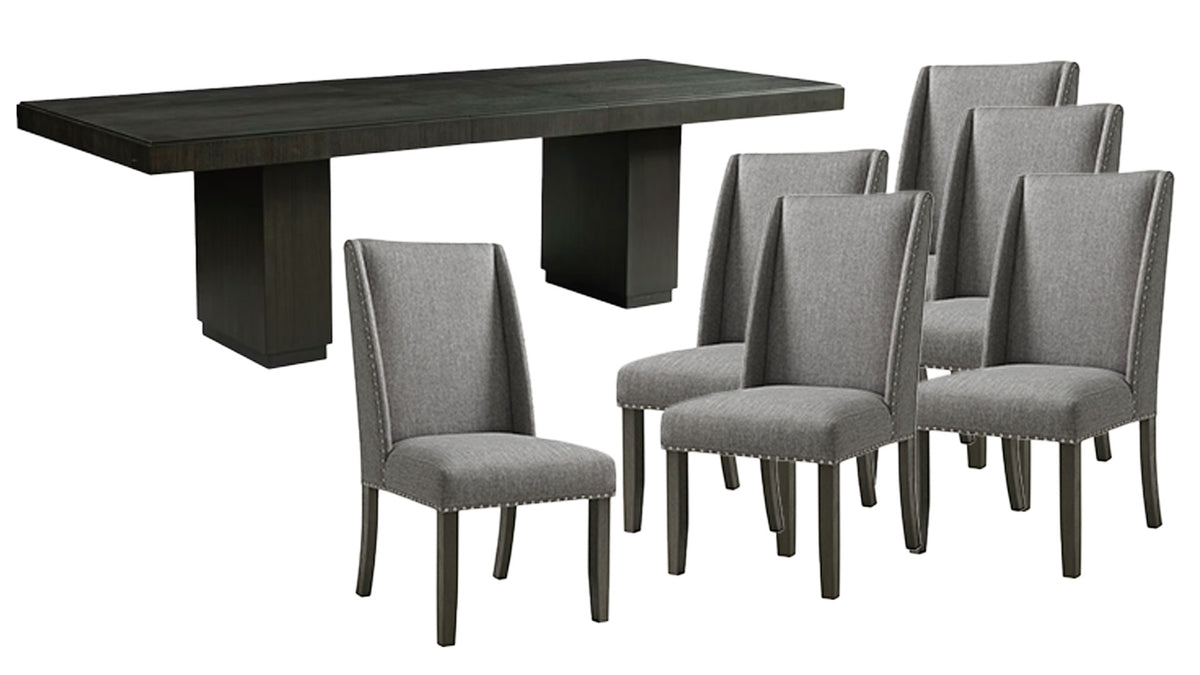 7 Pc Donovan Dining Room Set (Table & 6 Chairs) - Available at N Freeway & Grand Parkway