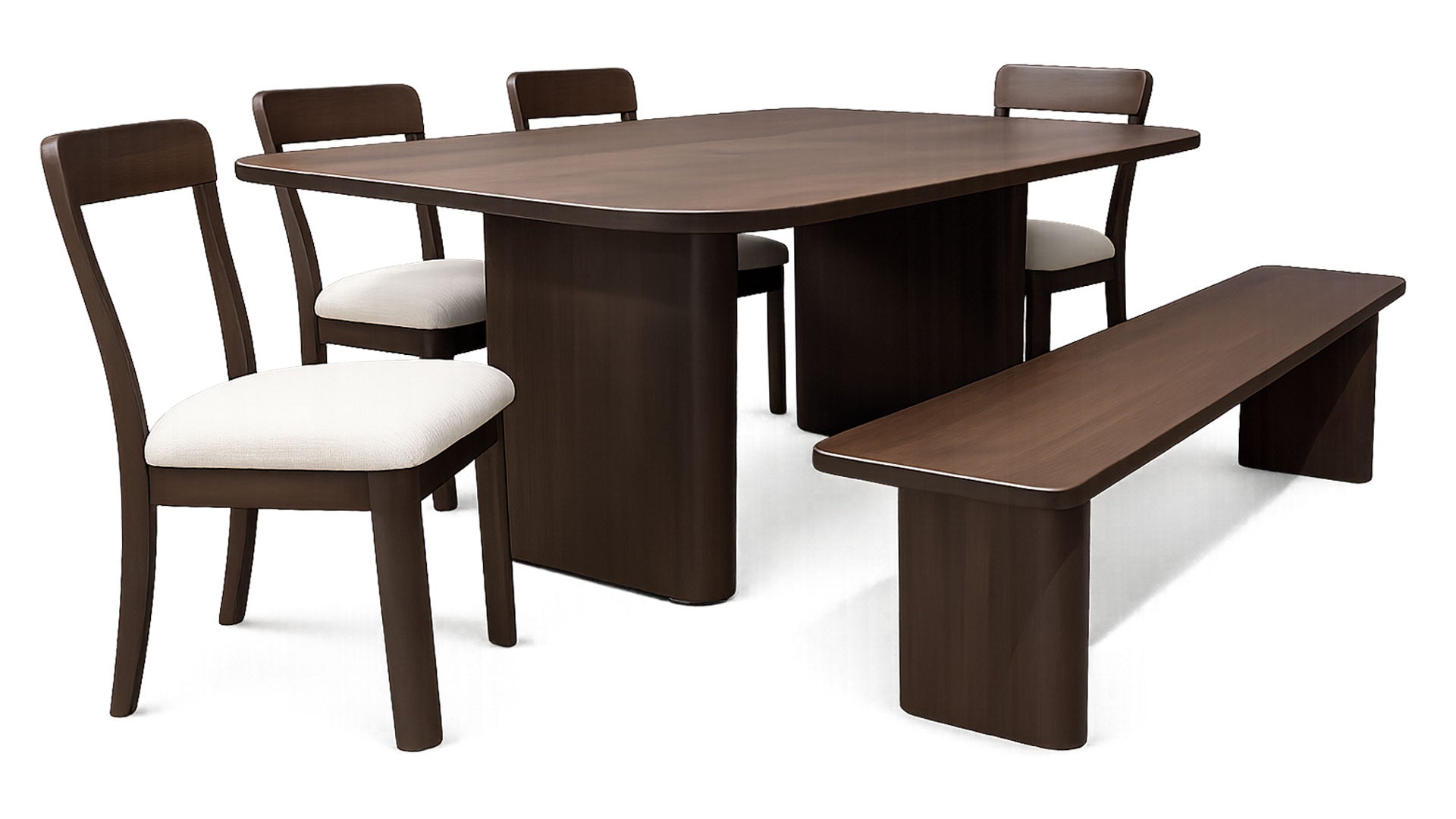 Norway Solid Wood Dining Table & 4 Chairs | Amish Made Dining Set | Gallery Furniture