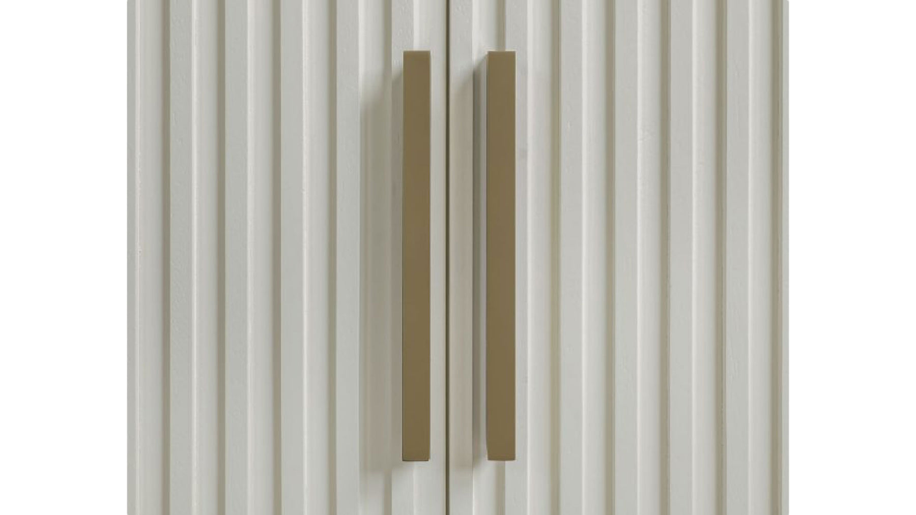 Colvin White Buffet Server with Reeded Doors | Steve Silver | Gallery Furniture
