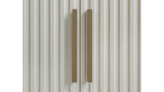Colvin White Buffet Server with Reeded Doors | Steve Silver | Gallery Furniture