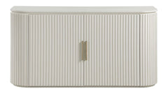 Colvin White Buffet Server with Reeded Doors | Steve Silver | Gallery Furniture