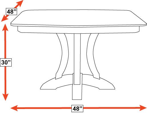 Rio Vista 48'' Dining Table