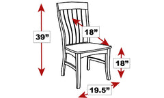 Rio Vista Solid Maple Dining Side Chair