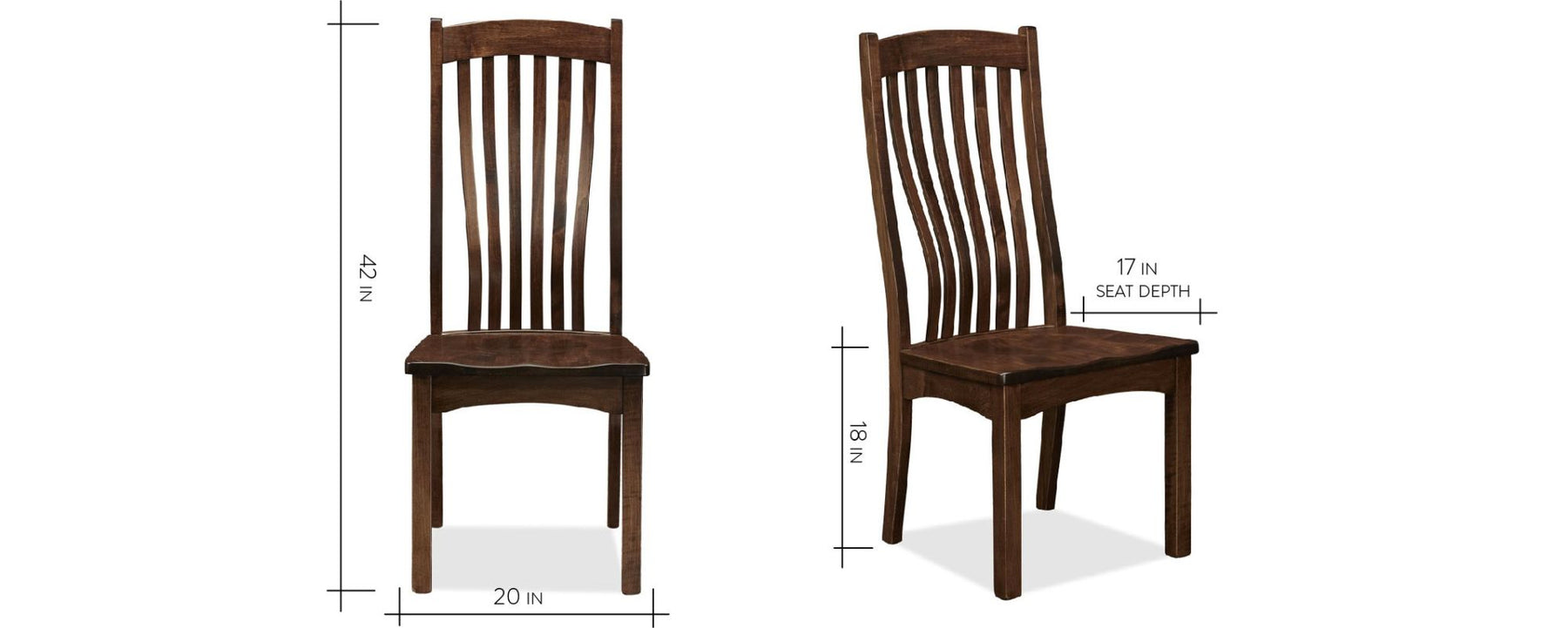 Silla de comedor San Marcos de arce macizo