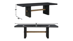 7pc Aubrey Dining Table & 6 Chairs