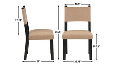 7pc Aubrey Dining Table & 6 Chairs