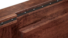 Big Bend Solid Black Cherry Wood King Bed