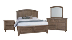 3 Pc Woodbridge Queen Bedroom Set (Queen Bed, Nightstand, & Dresser/Mirror)