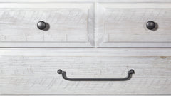 Alabaster Sea Biscuit Two Tone Arch Dresser & Mirror