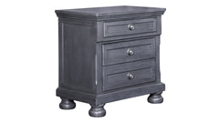 Soriah Modern Gray Nightstand