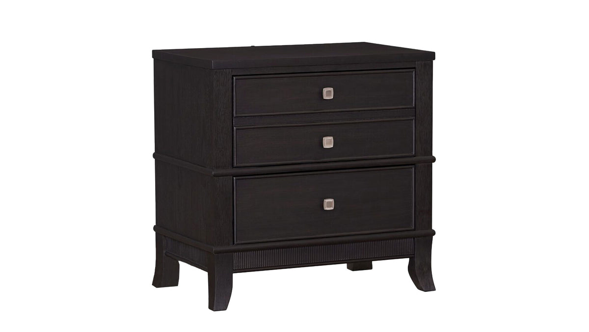 BURTON BLACK NIGHTSTAND