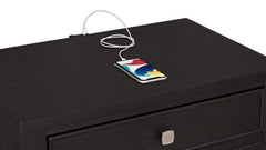 BURTON BLACK NIGHTSTAND