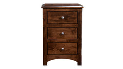 Finland Solid Maple 3 Drawer Nightstand