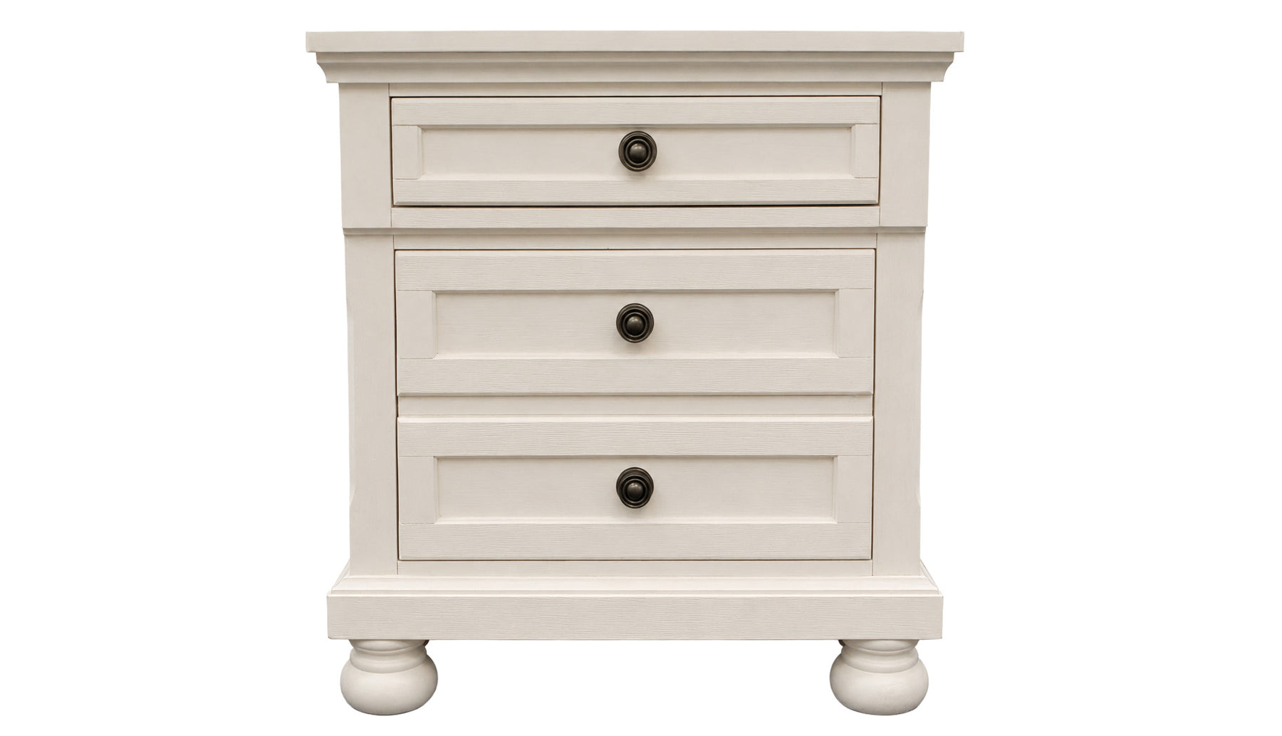 Soriah Sea Shell White Nightstand | Gallery Furniture