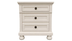 Soriah Sea Shell White Nightstand | Gallery Furniture