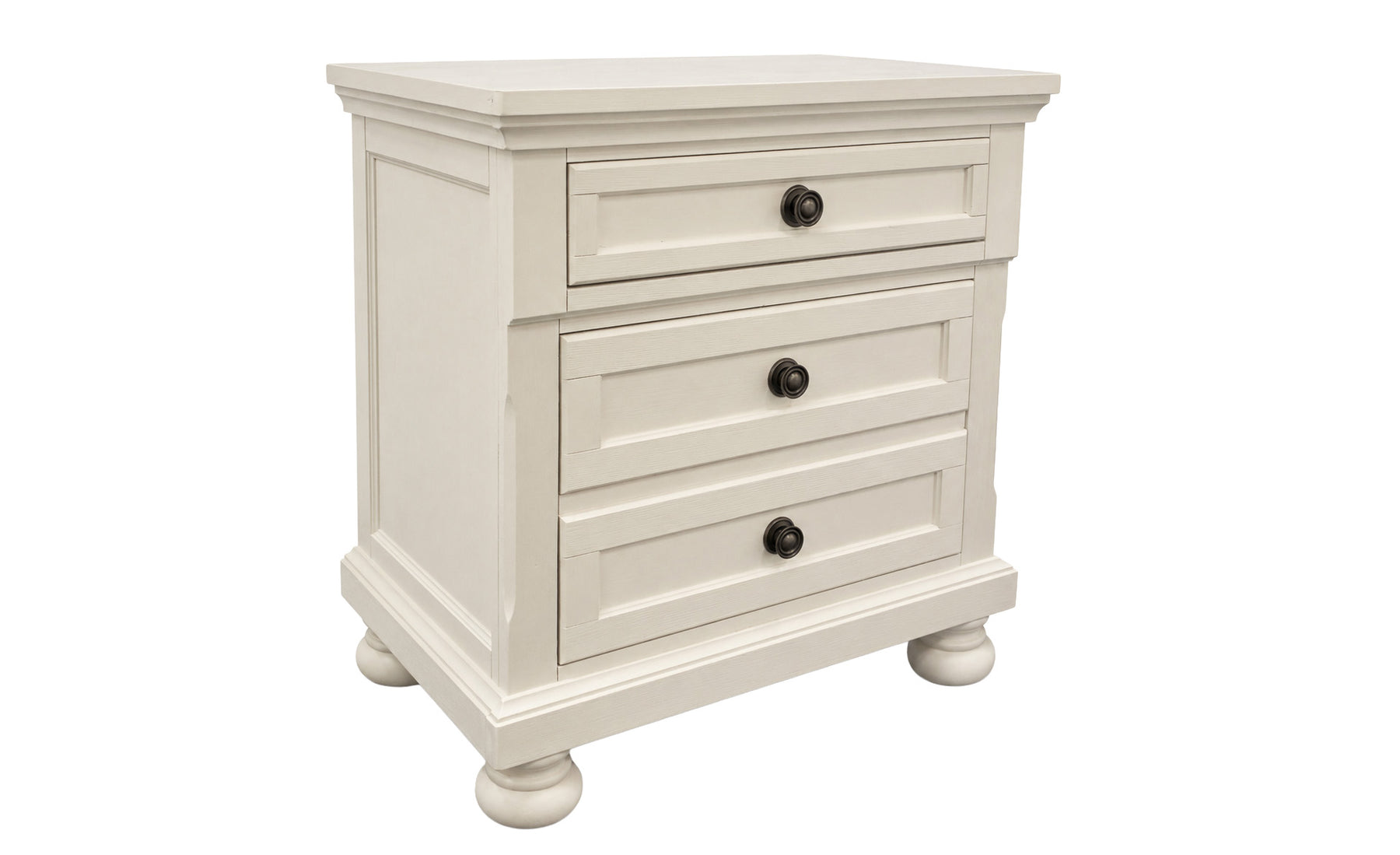Soriah Sea Shell White Nightstand | Gallery Furniture