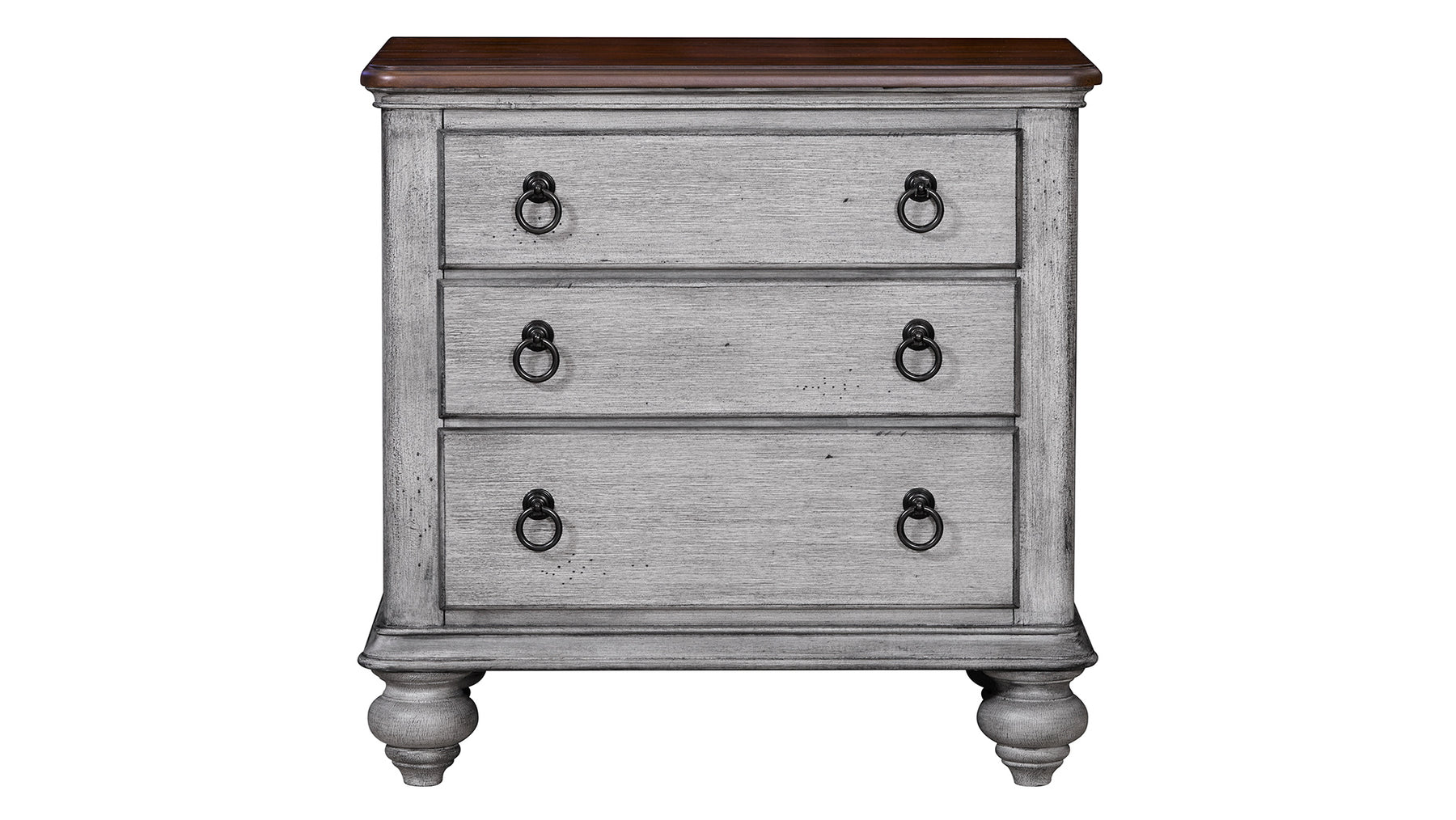 Plymouth Modern Farmhouse Distressed Nightstand