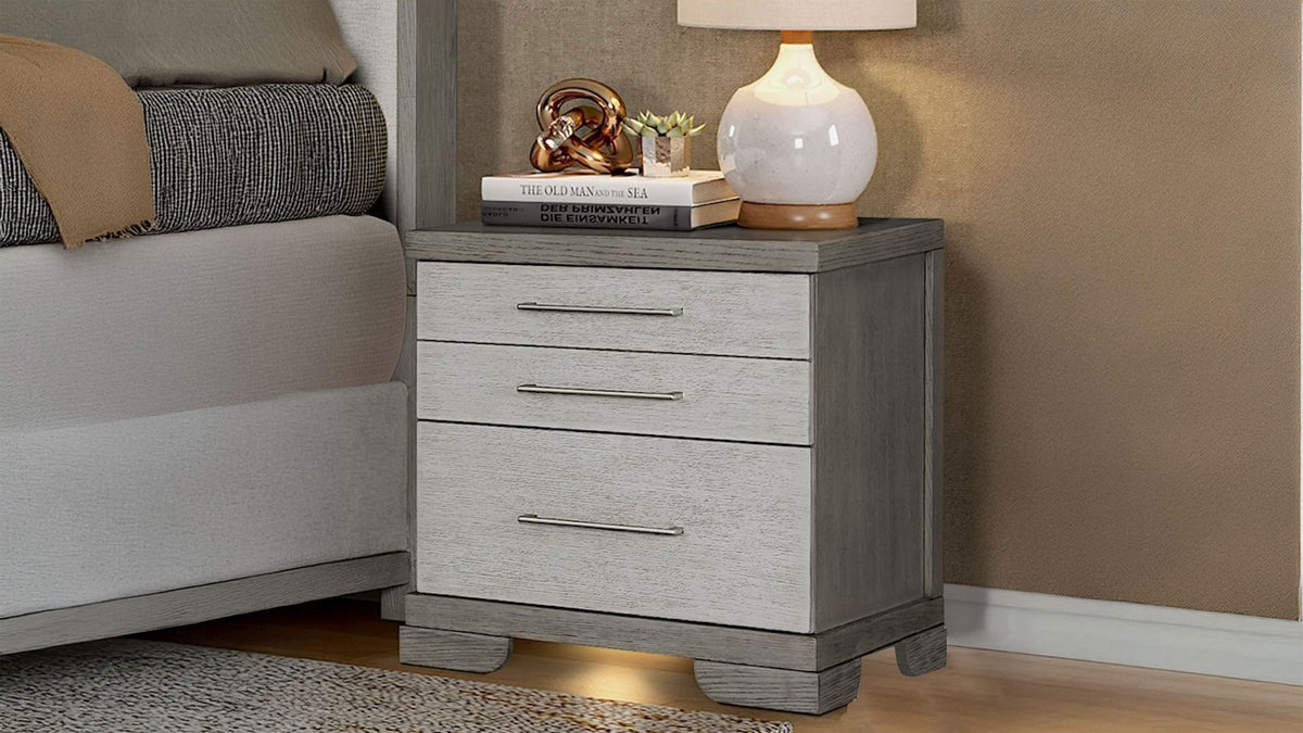 Bexar 3 Drawer Nightstand