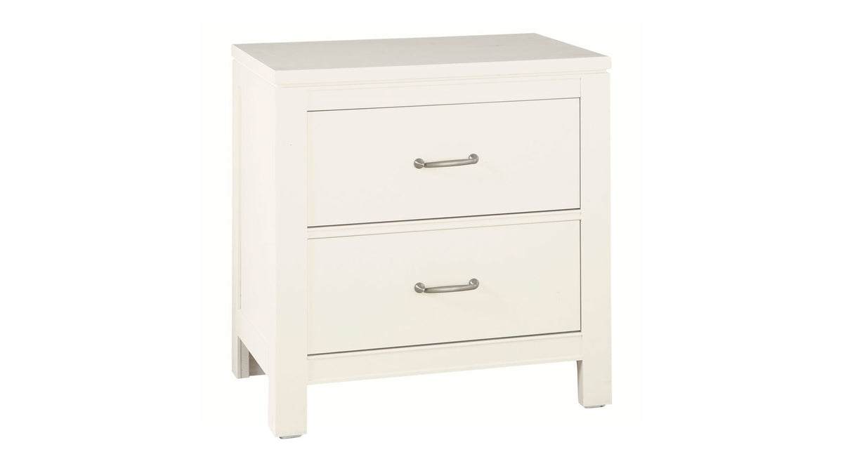 Tide and Timber White Nightstand