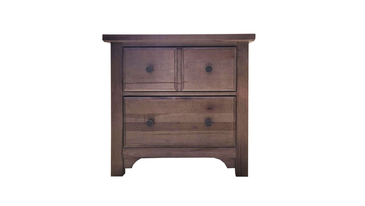 Farmhouse Gray Nightstand