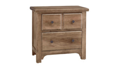 Cool Farmhouse 2 Drawer Nightstand