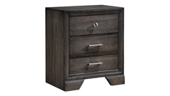 3 Pc Jaymes Queen Bedroom Set (Queen Bed, Dresser/Mirror, & Nightstand)