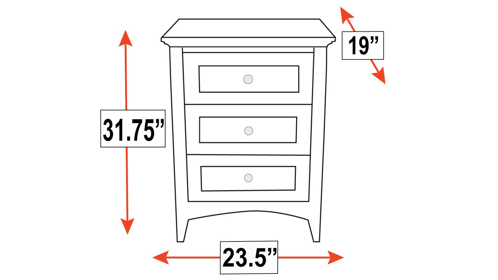 Lake Houston Nightstand