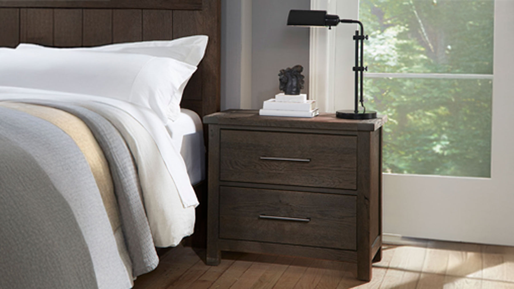 Java Dovetail Modern Farmhouse Nightstand