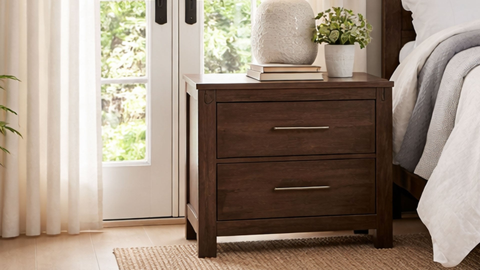 Java Dovetail Modern Farmhouse Nightstand