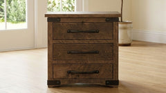 Ironwood Solid Wood Nightstand | Amish Made Bedroom Furniture | Gallery Furniture