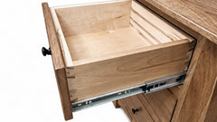 Boulder Creek Amish Solid Hickory 3 Drawer Nightstand