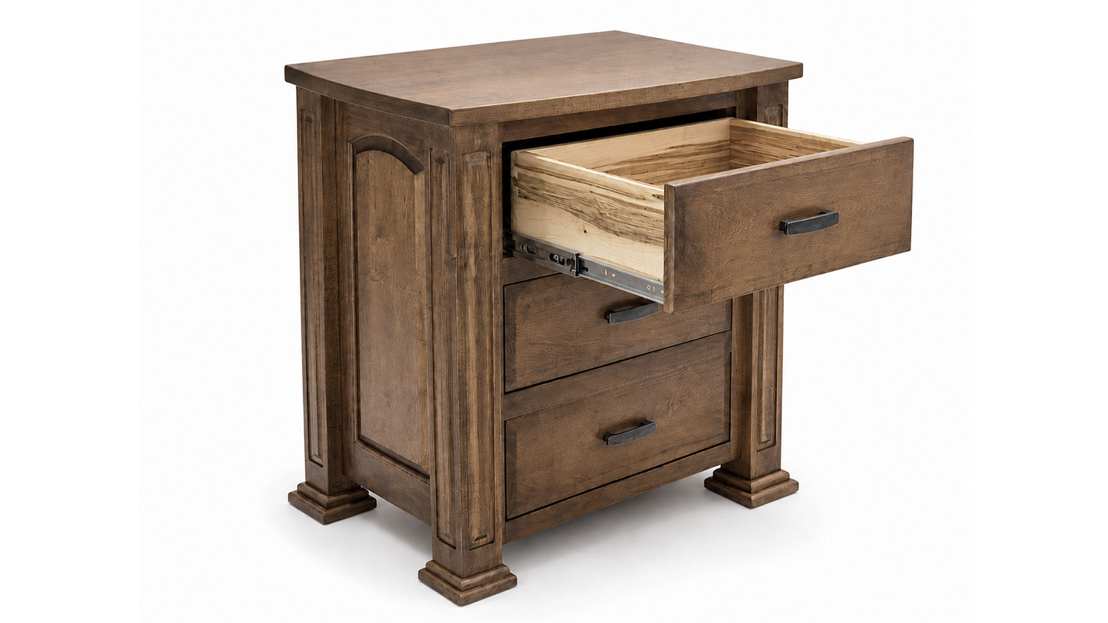 Lexington Amsih 3 drawer Solid Wood Nightstand