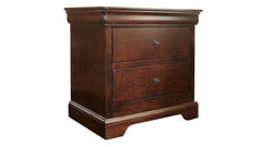 Louis Philippe Brown Nightstand