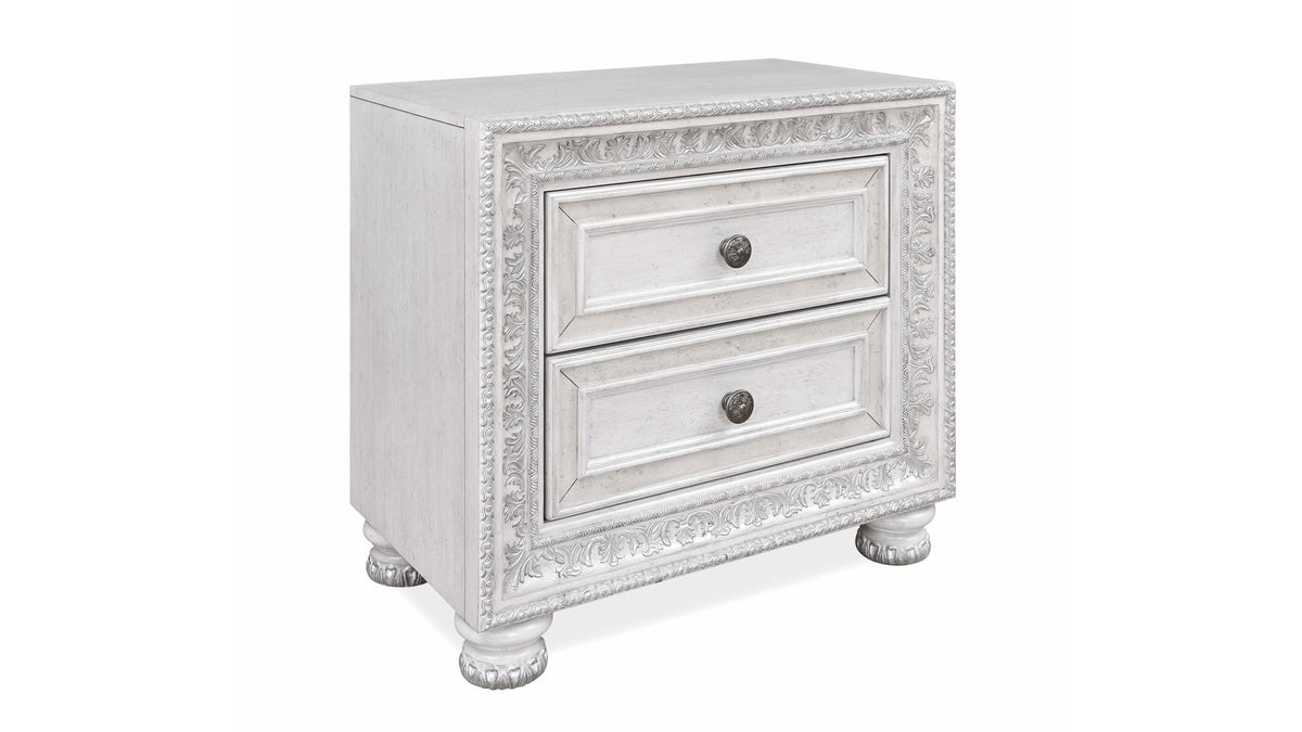 Silver Pearl Nightstand