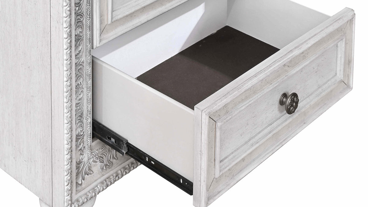 Silver Pearl Nightstand