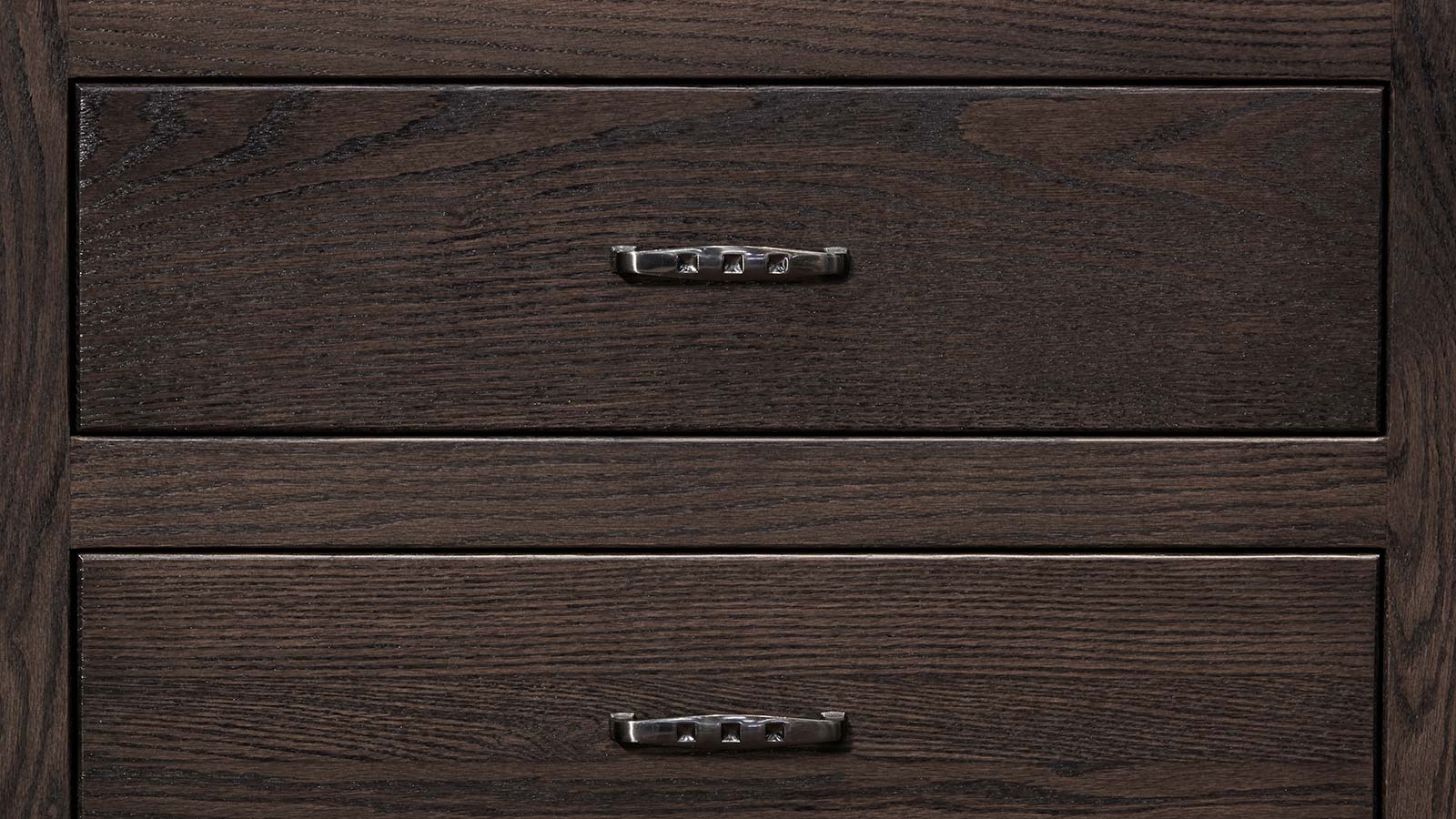 Tyler Solid Oak Wood Modern 3 Drawer Nightstand