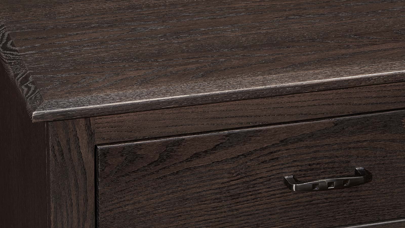 Tyler Solid Oak Wood Modern 3 Drawer Nightstand
