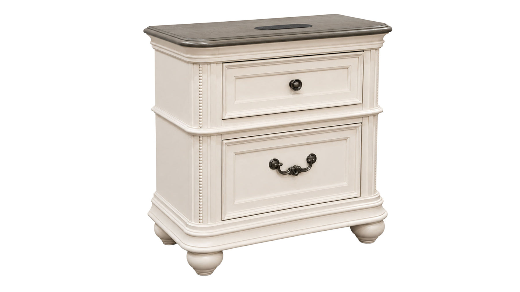 Woodlands Tech Nightstand | Classic Bedroom Design | Gallery Furniture