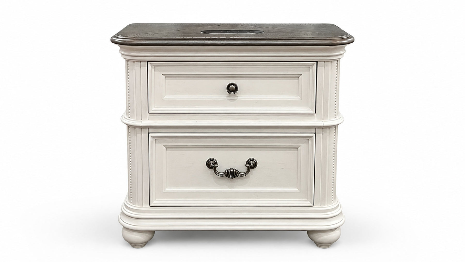 Woodlands Tech Nightstand | Classic Bedroom Design | Gallery Furniture
