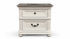 Woodlands Tech Nightstand | Classic Bedroom Design | Gallery Furniture