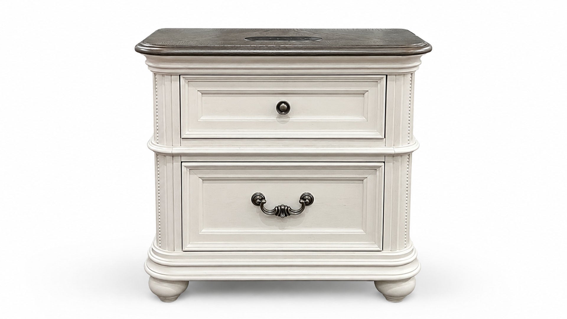 Woodlands Tech Nightstand | Classic Bedroom Design | Gallery Furniture