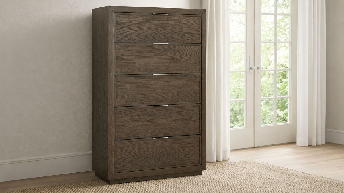 Athens Brownstone 5 Drawer Chest