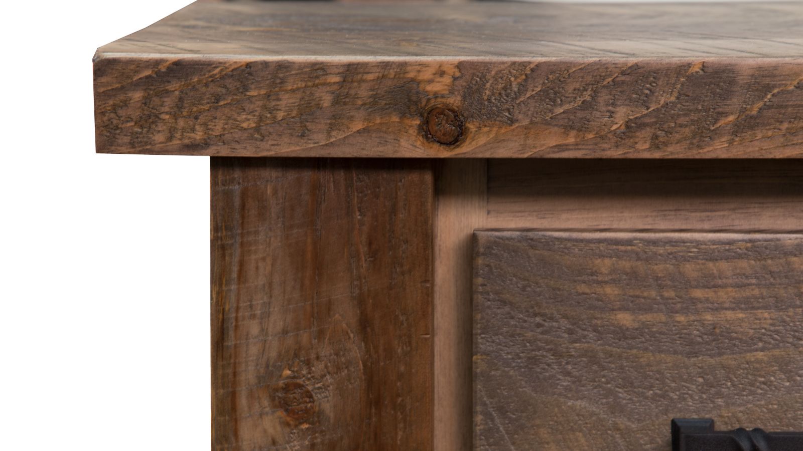 Uvalde Solid Wood Rustic 4 Drawer Chest
