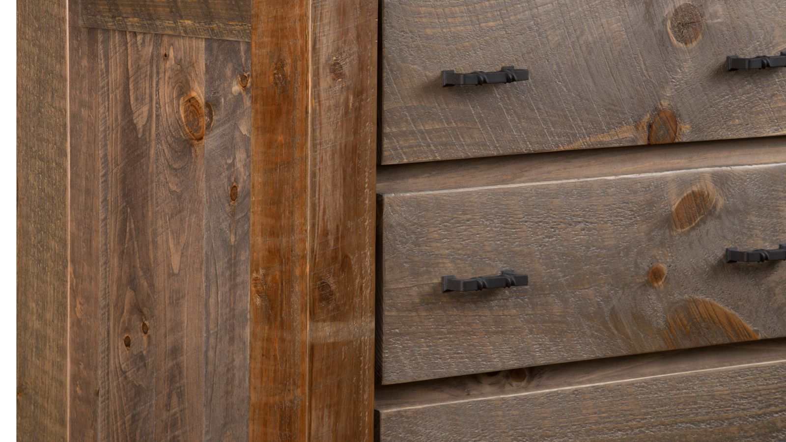 Uvalde Solid Wood Rustic 4 Drawer Chest