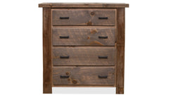 Uvalde Solid Wood Rustic 4 Drawer Chest